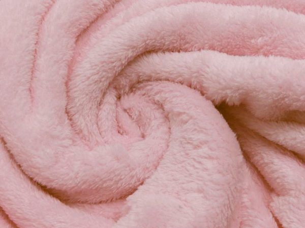 Uni Kuschelfleece rosa